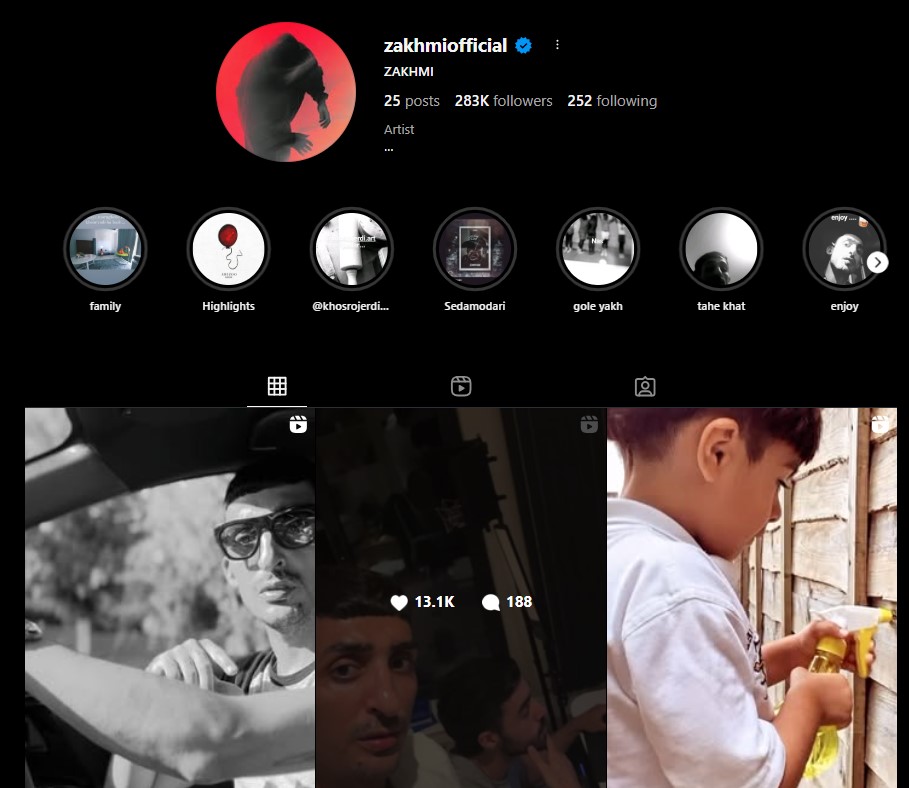 اینستاگرام زخمی