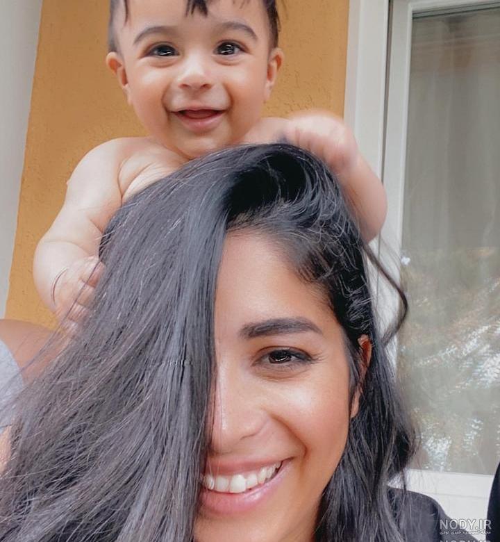 عکس سوگند و بچه اش